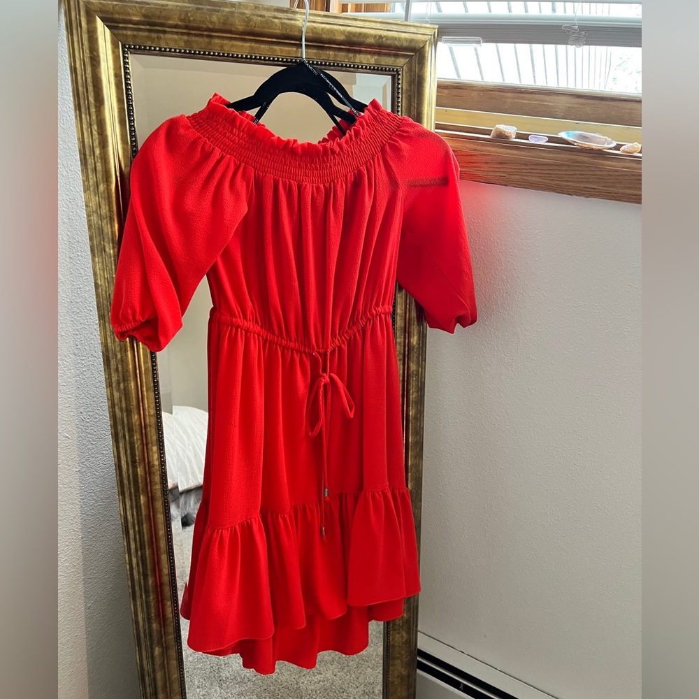 Bright Red OTS Vince Camuto Dress